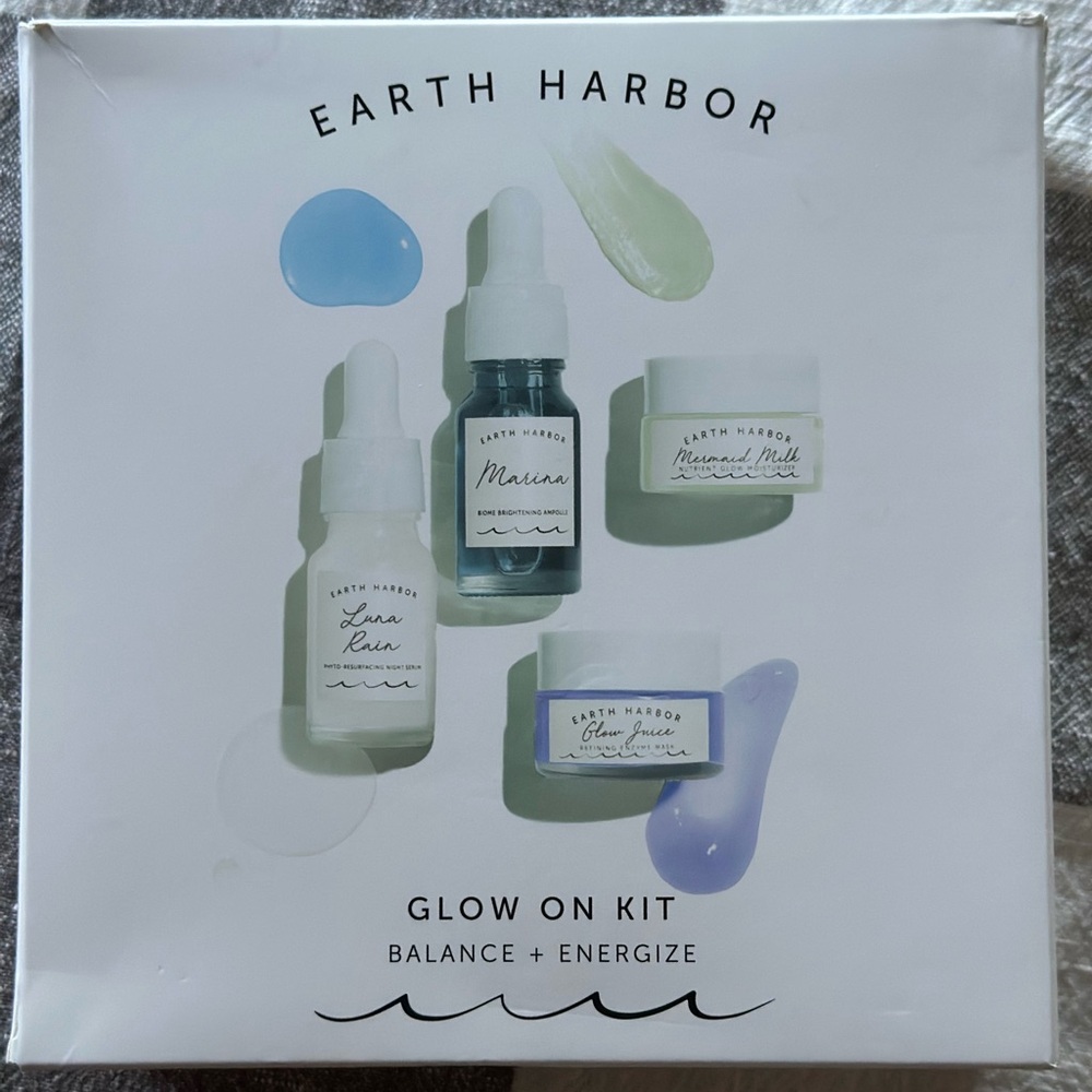 Earth Harbor Glow On Kit - Balance + Energize Skincare Set